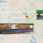 Un buque de carga ruso encalló en el canal de Saimaa