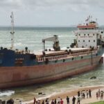 India: La «MV Maa» es abandonada en la costa para ser convertida en un restaurante flotante