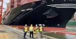 El puerto de Newark da la bienvenida al «MSC Virgo» como el mayor buque portacontenedores que hace escala en la terminal