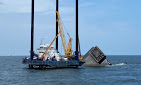 Los equipos de salvamento llegan al naufragio del «SEACOR Power»