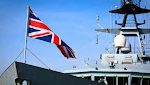 El submarino ruso «Hunter-Killer» aborda un buque de guerra británico en el Atlántico