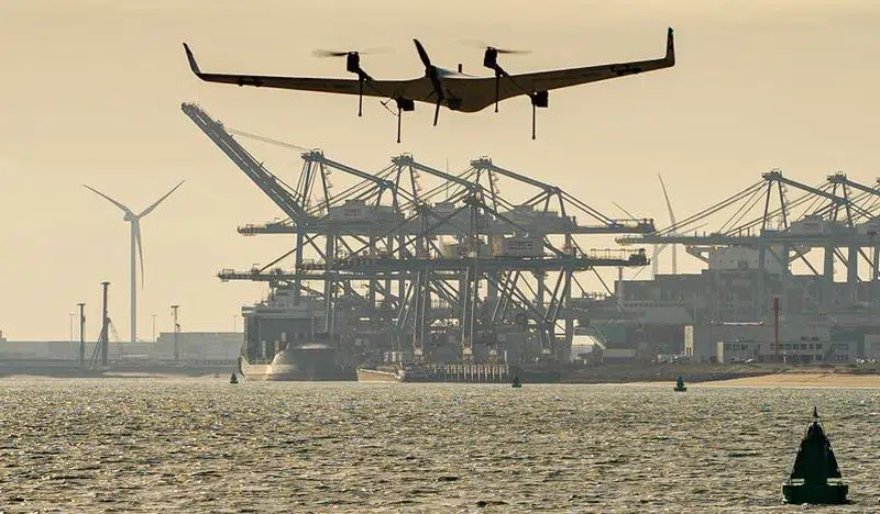El puerto de Rotterdam es el primero de los Países Bajos en asignar espacio aéreo para el uso de drones