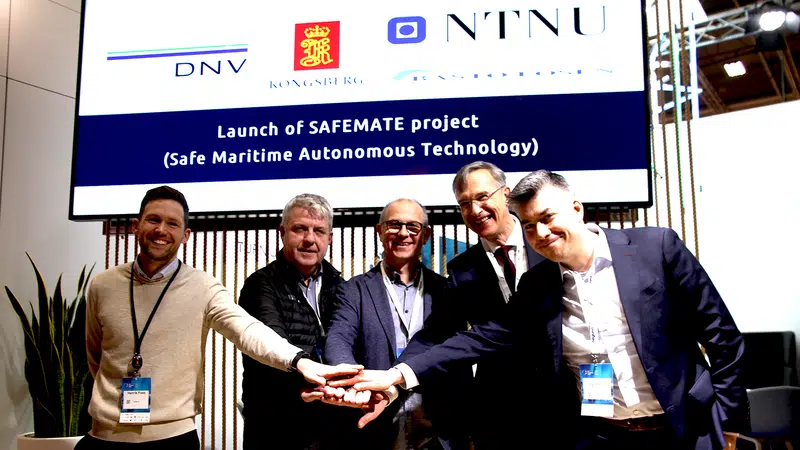DNV y sus socios lanzan el proyecto de tecnología marítima autónoma SAFE
